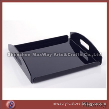 Smooth Polished Carved Exquisite Acrylic Food/Cake Tray
